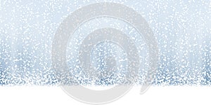 seamless snow fall background