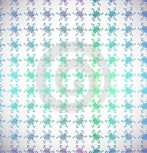 Seamless snowflakes winter background.