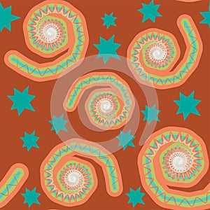 Seamless Southwestern Pattern photo