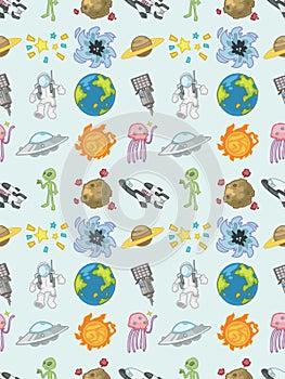 Seamless Space pattern