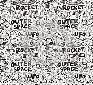 Seamless space pattern