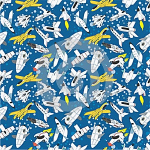 Seamless spacecraft pattern