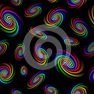 Seamless Spectrum Whirl Pattern