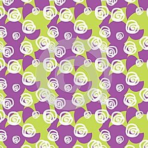 Seamless spiral pattern on abstract background. photo