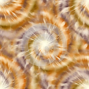 Seamless spiral tie dye pattern for surface design print