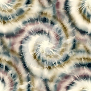 Seamless spiral tie dye pattern for surface design print