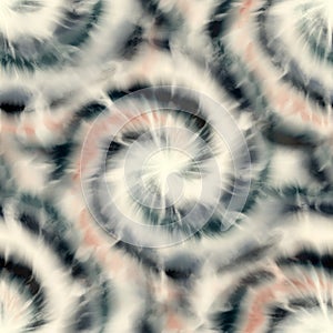 Seamless spiral tie dye pattern for surface design print