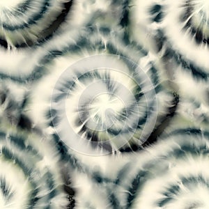 Seamless spiral tie dye pattern for surface design print