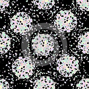 Seamless splattered fireworks pattern