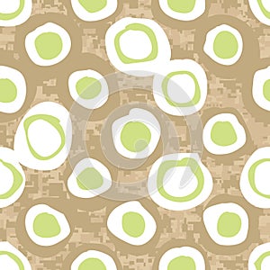Seamless Spring Meadow Camo Background Pattern photo