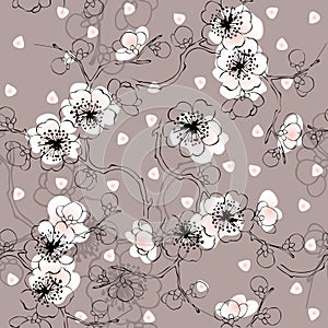 Seamless spring pattern