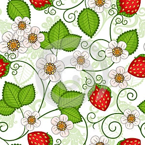 Seamless spring pattern