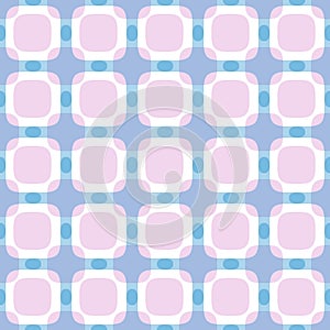 Seamless square abstract geometric pattern