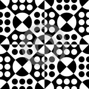 Seamless Square and Circle Pattern