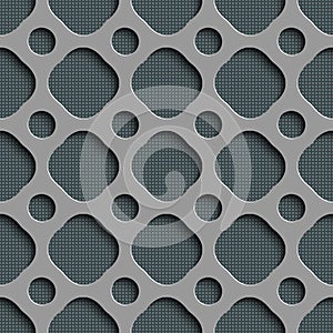 Seamless Square and Circle Pattern