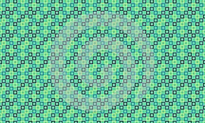 Seamless Squares Pattern with Repeating Geometric Outline Design