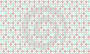 Seamless Squares Pattern with Repeating Geometric Outline Design