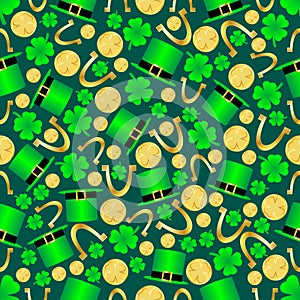 Seamless St. Patricks Day Background
