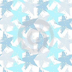 seamless star pattern and background vector illustration