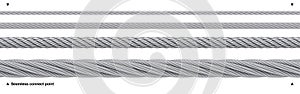 Seamless steel cable repeatable wire rope