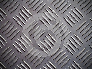 Seamless steel diamond plate background texture