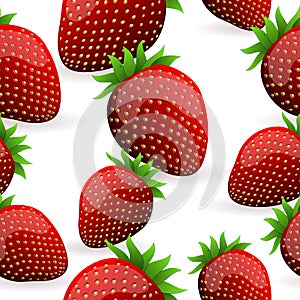 Seamless Strawberry Pattern