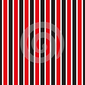 Seamless stripe pattern. Red and black striped background.