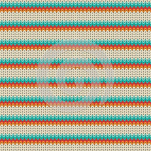 Seamless Striped knitting pattern