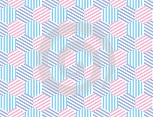 Seamless striped pattern. Fun and simple summer pattern