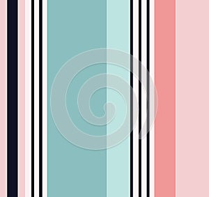 Seamless Stripes pattern on fabric