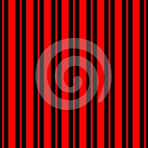 Seamless stripes vector pattern abstract geometric background with colorful vertical lines black and red