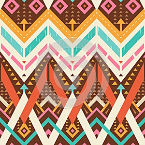 Seamless Stylish Chevrons Pattern