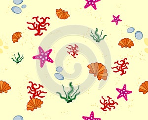 Seamless summer background