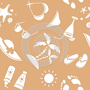 Seamless summer background