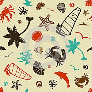 Seamless Summer Background