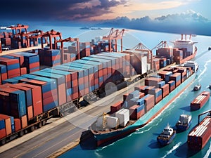 Seamless Supply Chain: Global Business Logistics Background