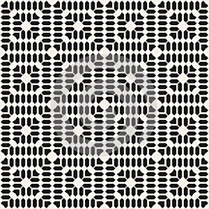 Seamless surface geometric design. Repeating tiles ornament background. Vector shapes pattern