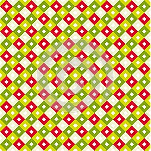 Seamless swatch - square or rhombus ornaments in diagonal way in