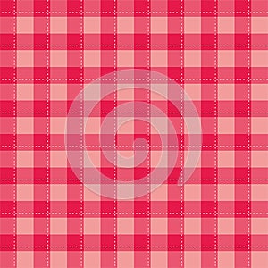 Seamless sweet pink background - checkered vector pattern or grid texture for web design, desktop wallpaper or culinary blog websi