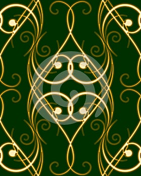 Seamless swirles pattern