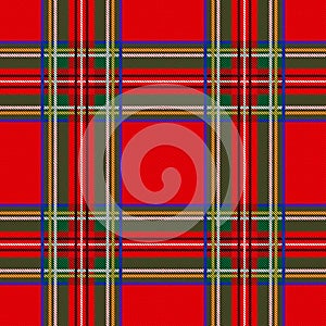 Seamless tartan pattern background plaid. Christmas decoration, scottish ornament.