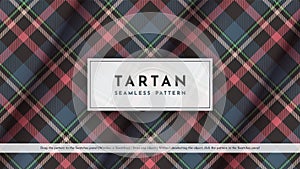 Seamless Tartan Pattern. Traditional Scottish Texture. Fashionable fabric. Textile Background.