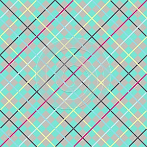 Seamless tartan plaid pattern. Checker fabric texture background. design for digital textile printing. Color palette: bluis