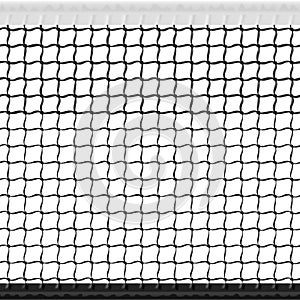 Seamless tennis net