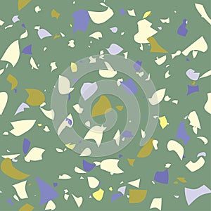 Seamless terrazzo pattern