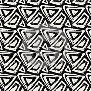 Seamless textile doodle pattern