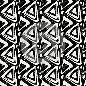 Seamless textile doodle pattern