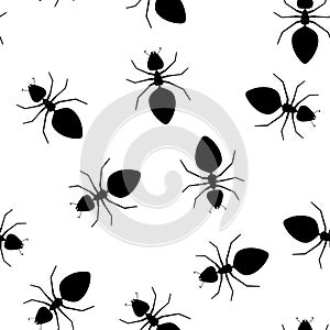 Seamless texture - ants pests