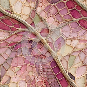 seamless texture of biological tissue under microscope