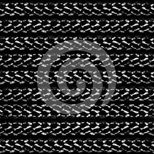 Seamless texture of black ropes pattern
